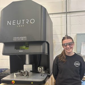 Rebecca Leitch, CNC Machining Apprentice at ABS Precision